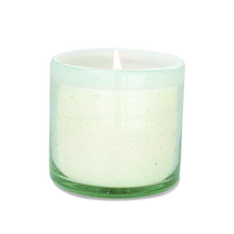 Paddywax Scented Candles Coastal La Playa Collection Artisan Candle in Hand-Blown Glass, 9 Ounces, Amber + Coconut - Image 1